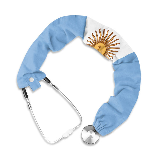 Argentina Flag Inspired Stethoscope Protective Cover