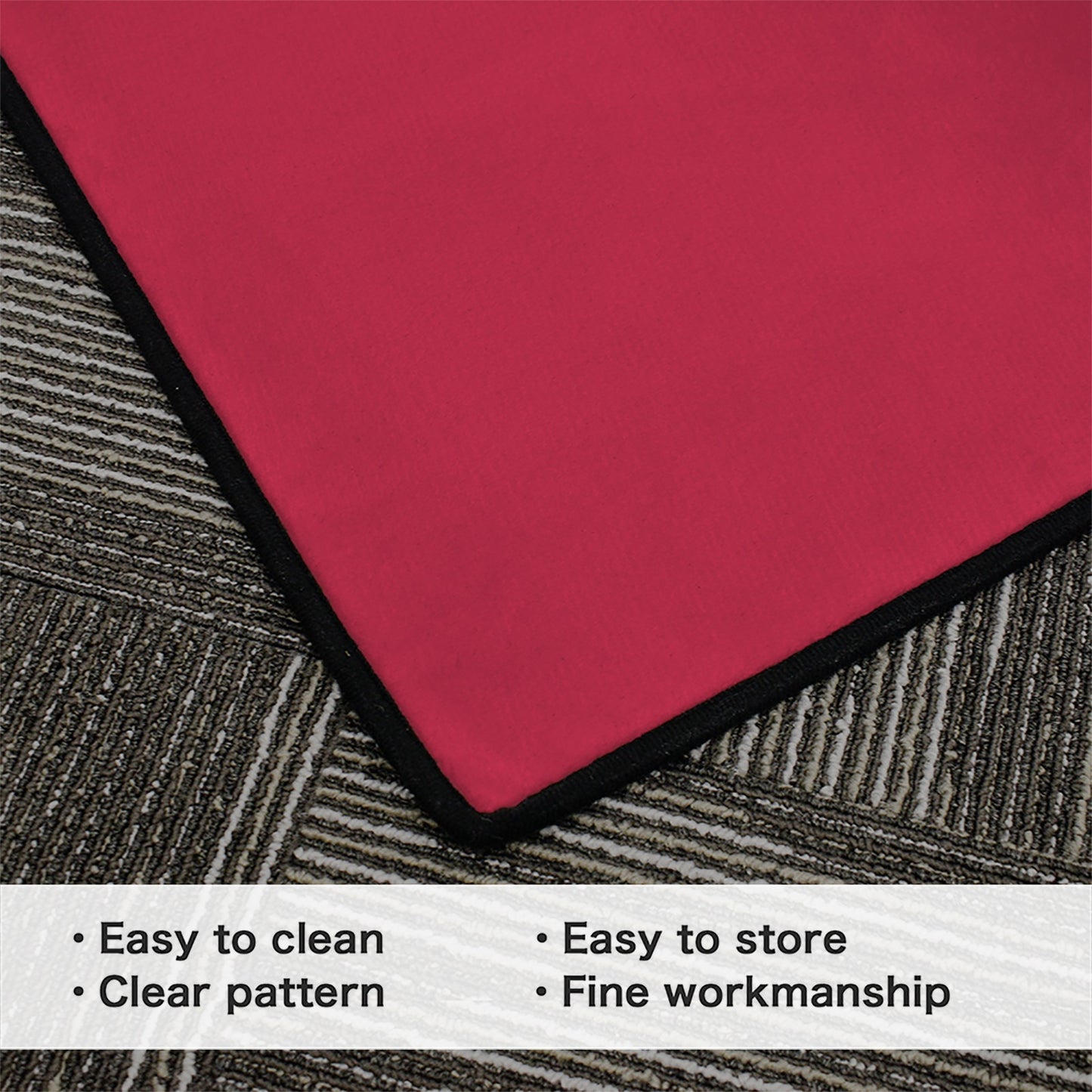 Norway Flag Inspired 84x60 Inch Area Rug with Black Binding (Made in the USA)