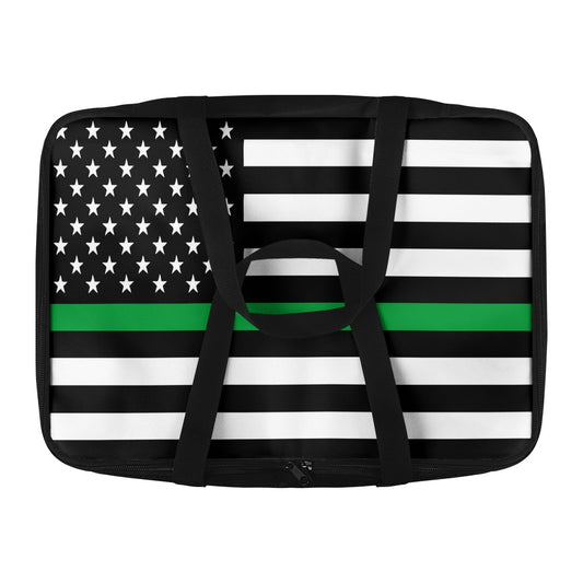 Thin Green Line Flag Inspired Insulated Casserole Carrier – Durable Hot & Cold Food Bag