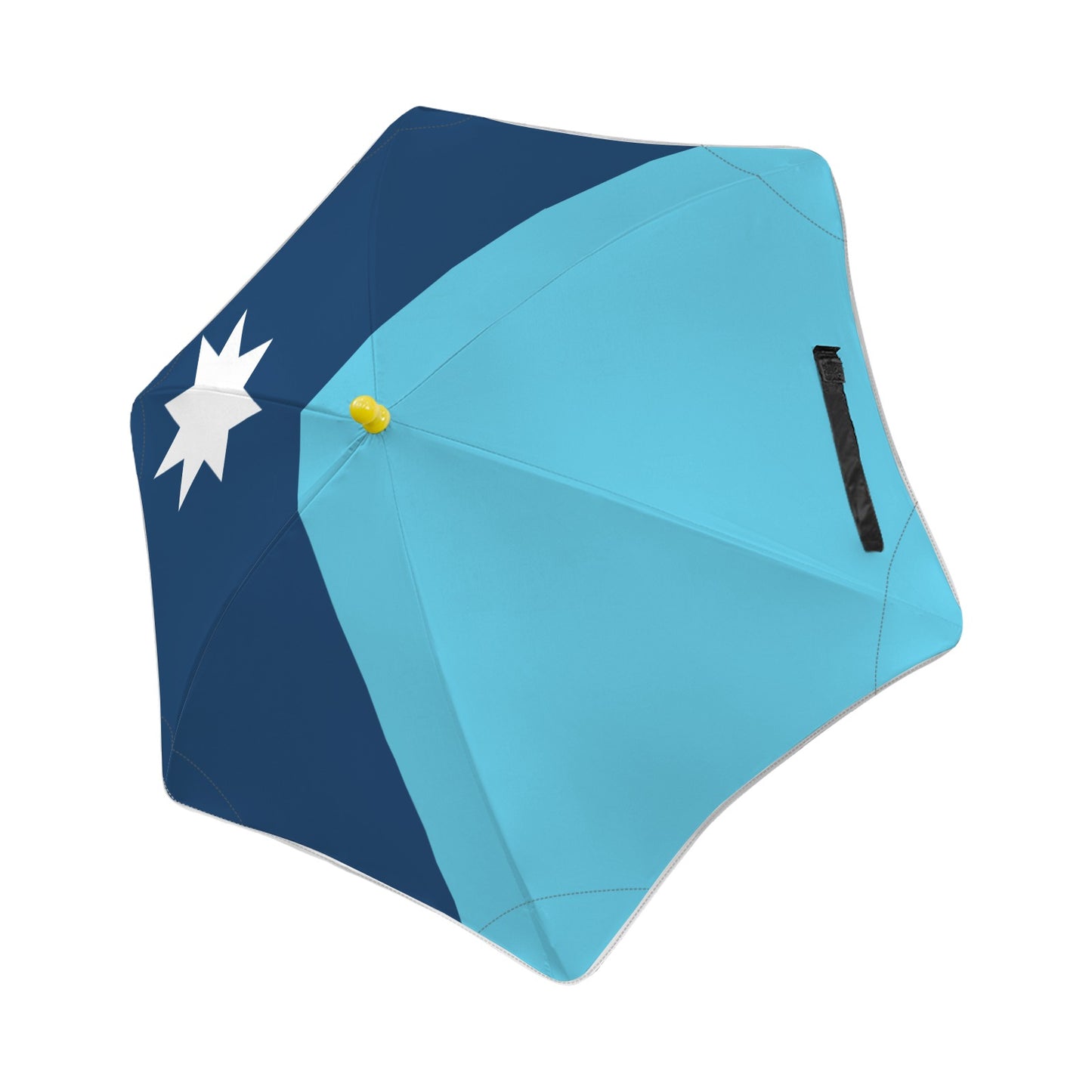 Minnesota Flag Inspired Kids Safe Round Corner Umbrella