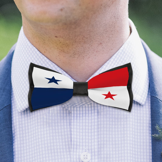 Panama Flag Inspired Bow Tie – Look Sharp, Show your Columbian Pride