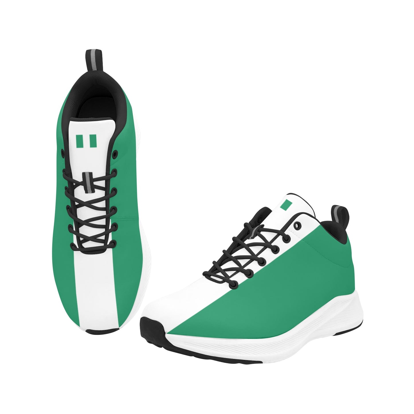 Nigeria Flag Inspired Men's Alpha Running Shoes