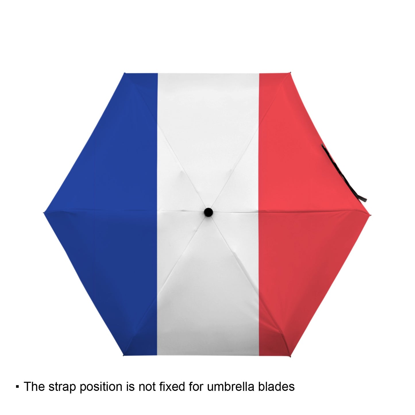 France Flag Inspired Mini Compact Umbrella