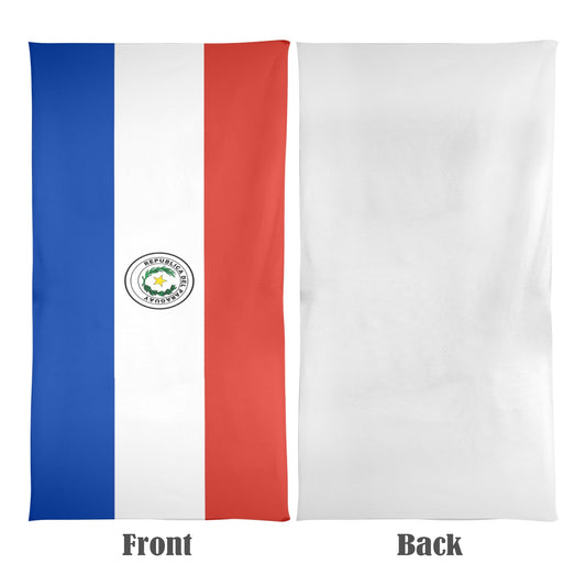 Paraguay Flag Beach Towel 31"x71" (Made in USA)