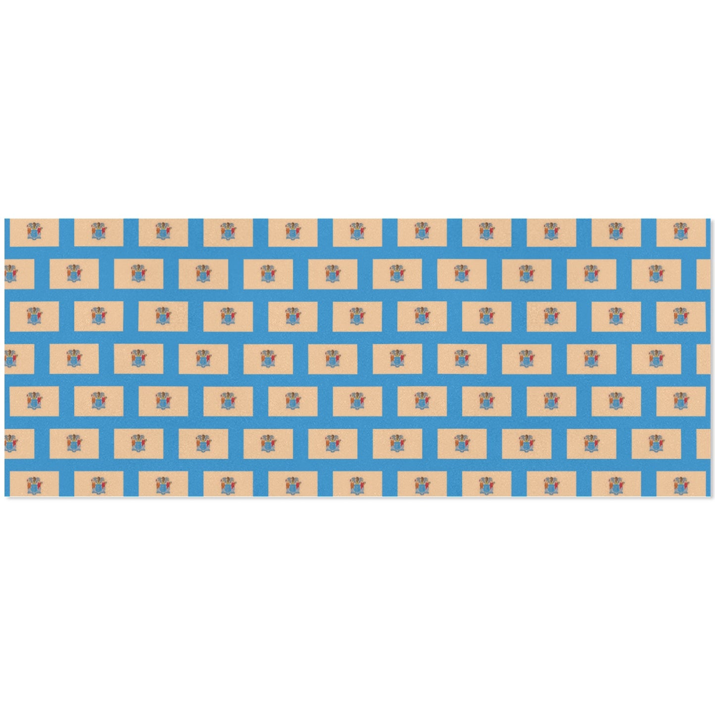 New Jersey Flag Inspired Custom Gift Wrapping Paper 58"x 22.5" (4 Rolls)