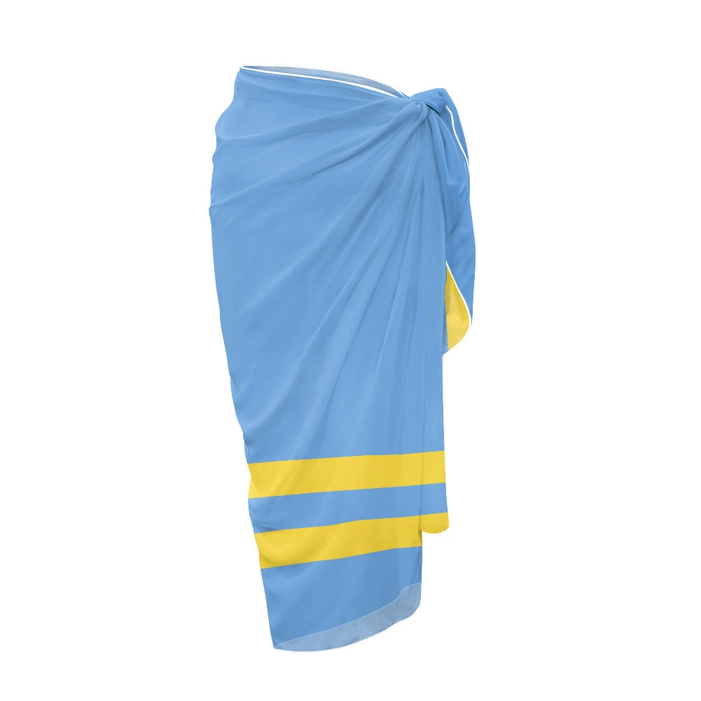 Aruba Flag Inspired Bikini Cover-Up
