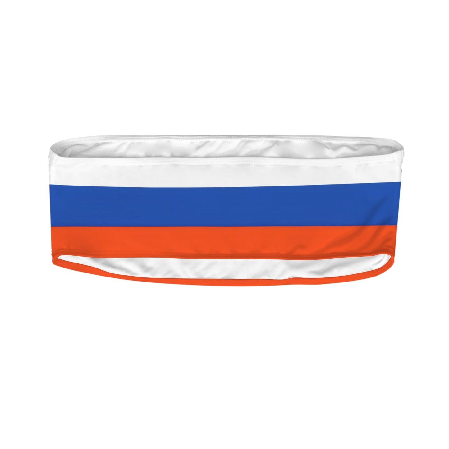 Russia Flag Inspired Bandeau Tube Bikini Top
