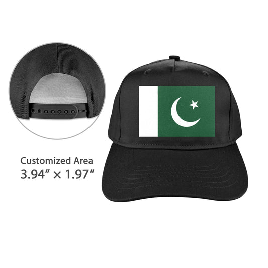 Pakistan Flag Inspired Baseball Cap | Printed in the  USA
