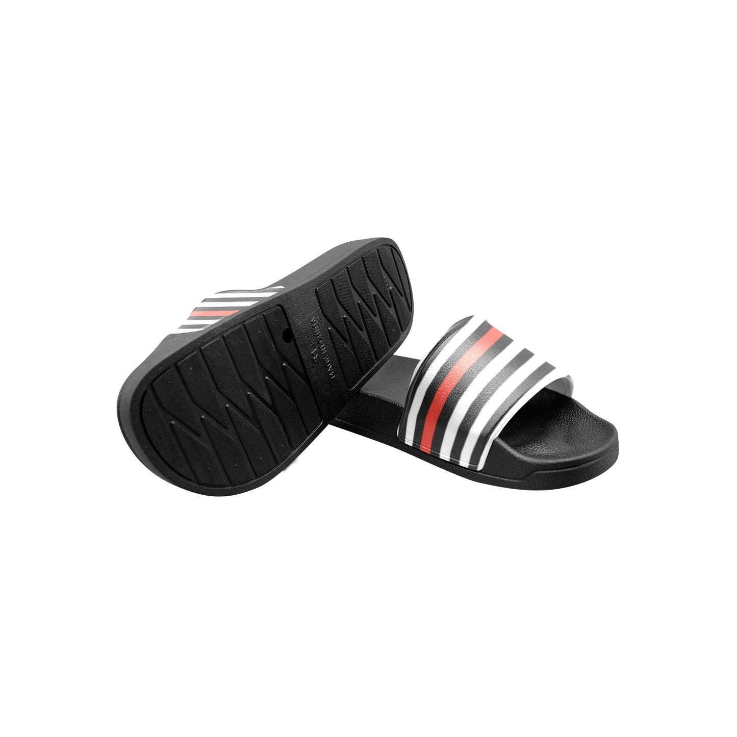 Thin Red Line Flag Kid's Slide Sandals