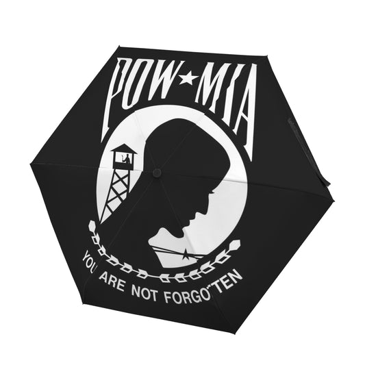 POW/MIA Flag Inspired Mini Compact Umbrella