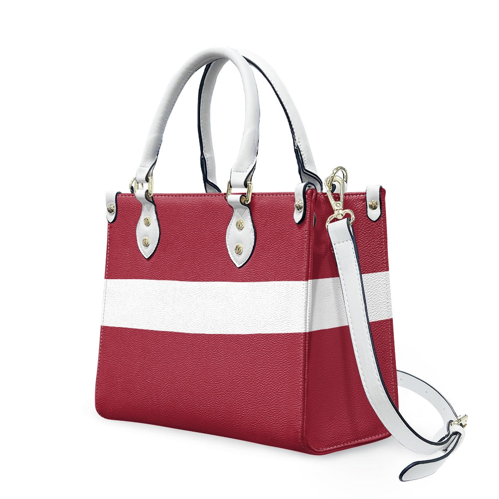 Latvia Flag Purse With Poise – PU Leather Shoulder Handbag for Bold Style - Luv My Flag