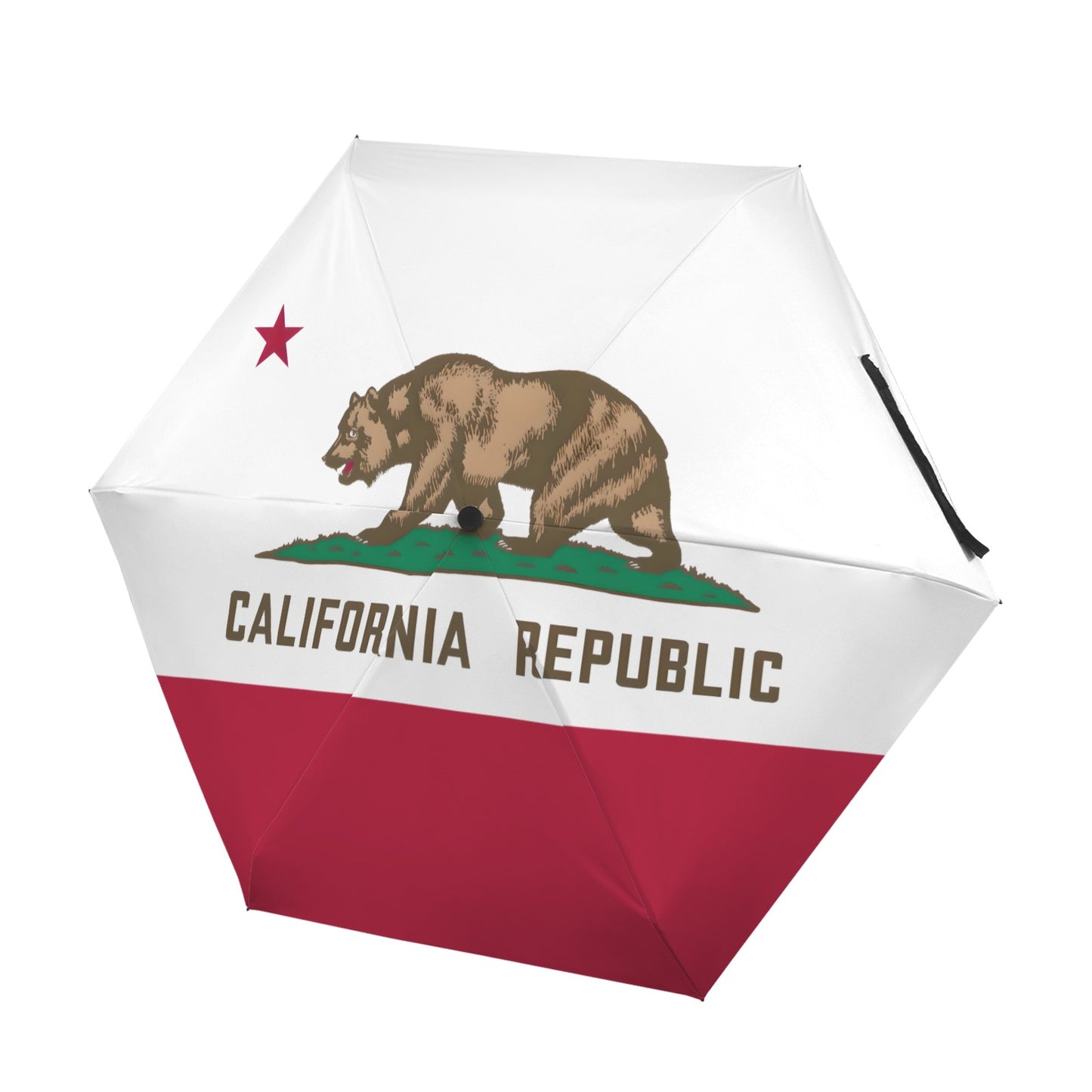 California Flag Inspired Mini Compact Umbrella