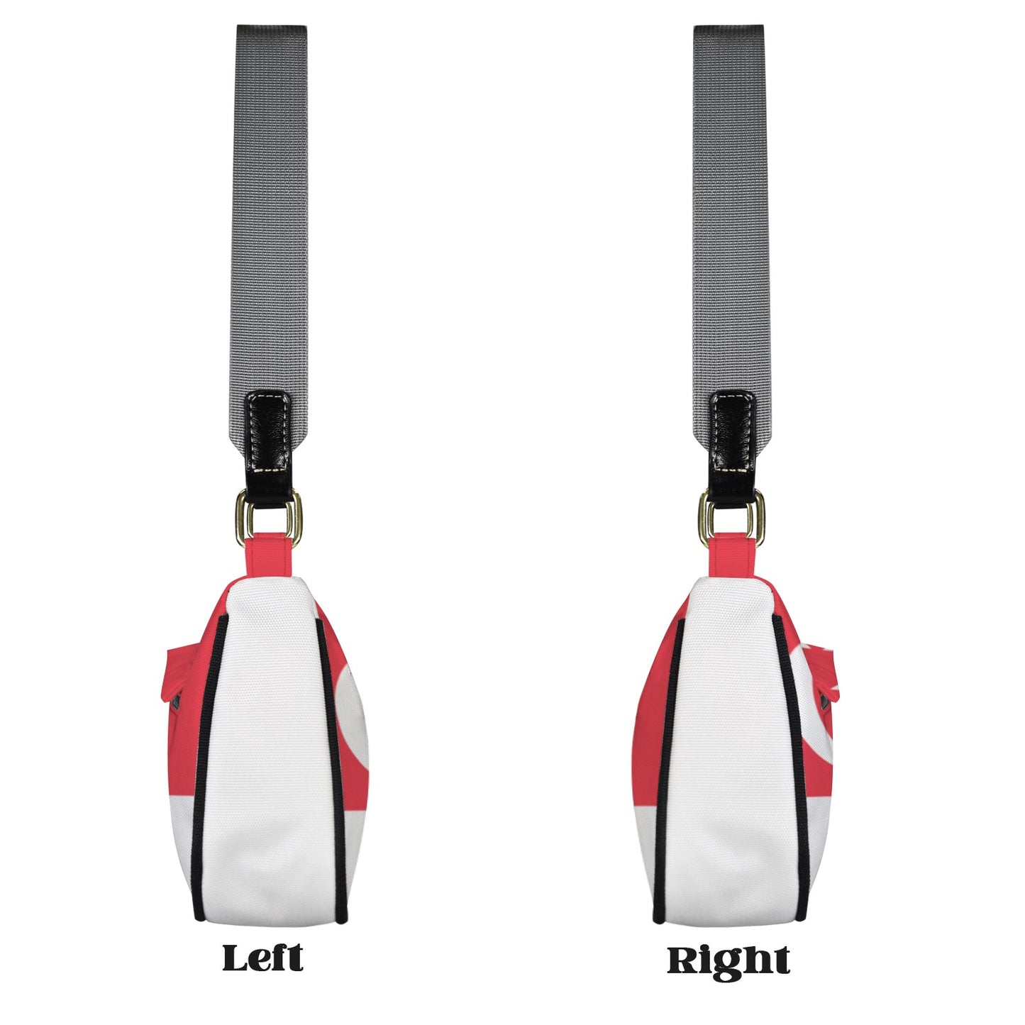 Singapore Flag Inspired Women's Shoulder Bag