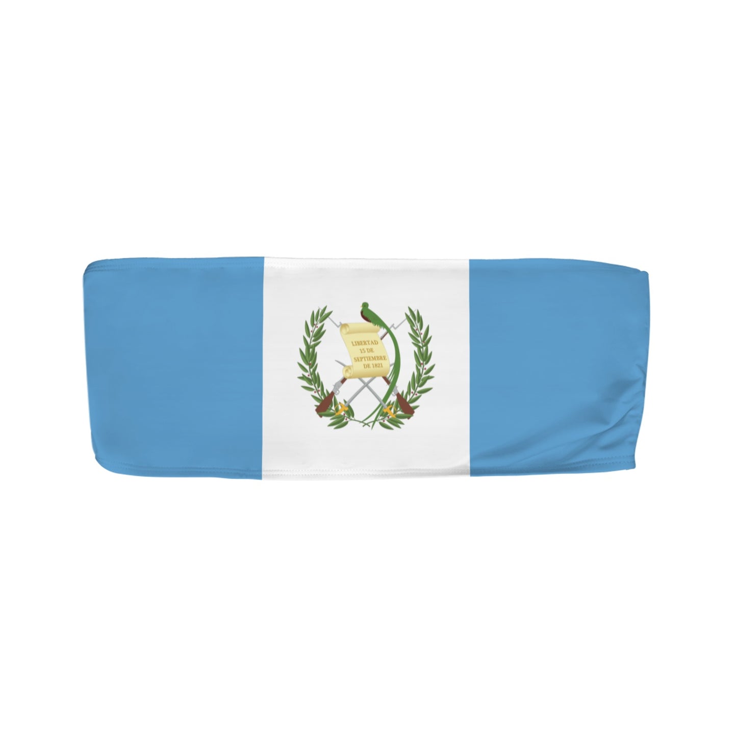 Guatemala Flag Inspired Bandeau Tube Bikini Top