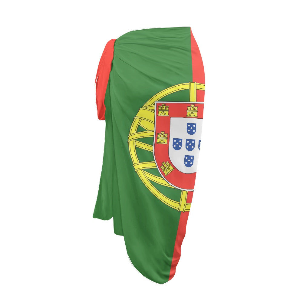 Portugal Flag Inspired Bikini Cover-Up