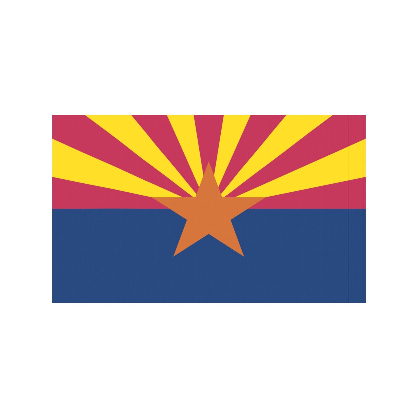 Arizona state flag designed by Luv My Flag brand.