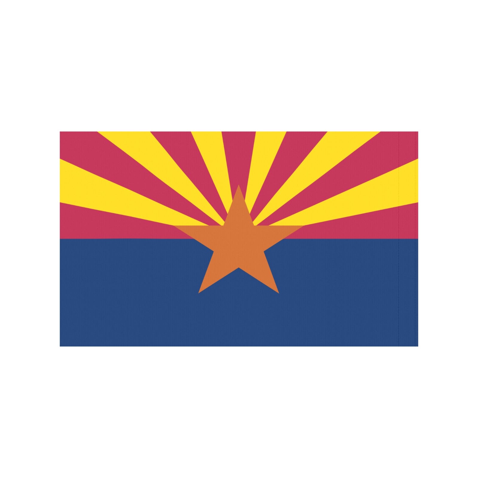 Arizona state flag designed by Luv My Flag brand.