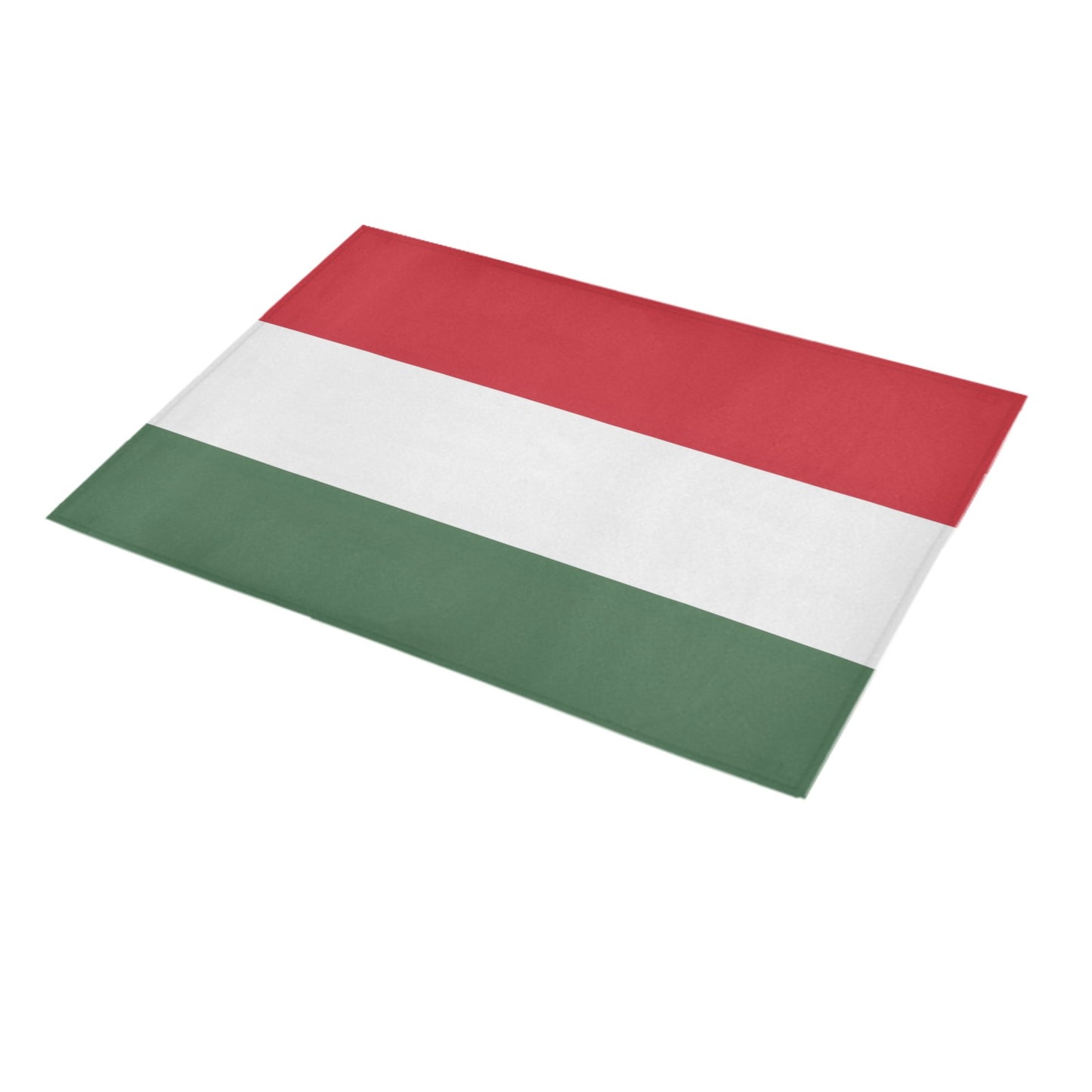 Hungary Flag Inspired Doormat 30" x 18" (Sponge Material)