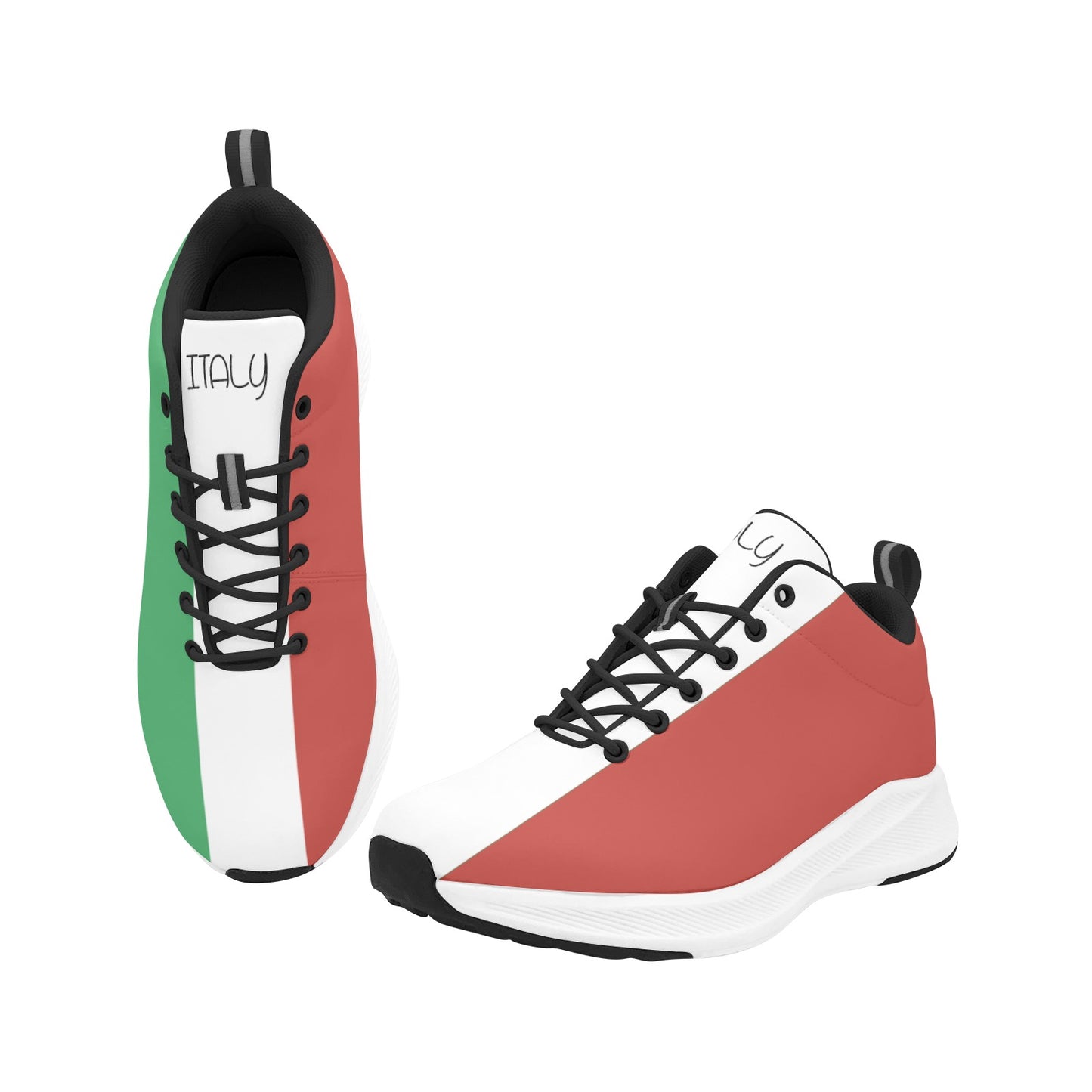 Italy Flag Inspired Men's Alpha Running Shoes