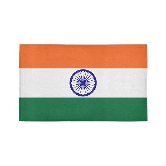 India Flag Inspired Doormat 30" x 18" (Sponge Material)