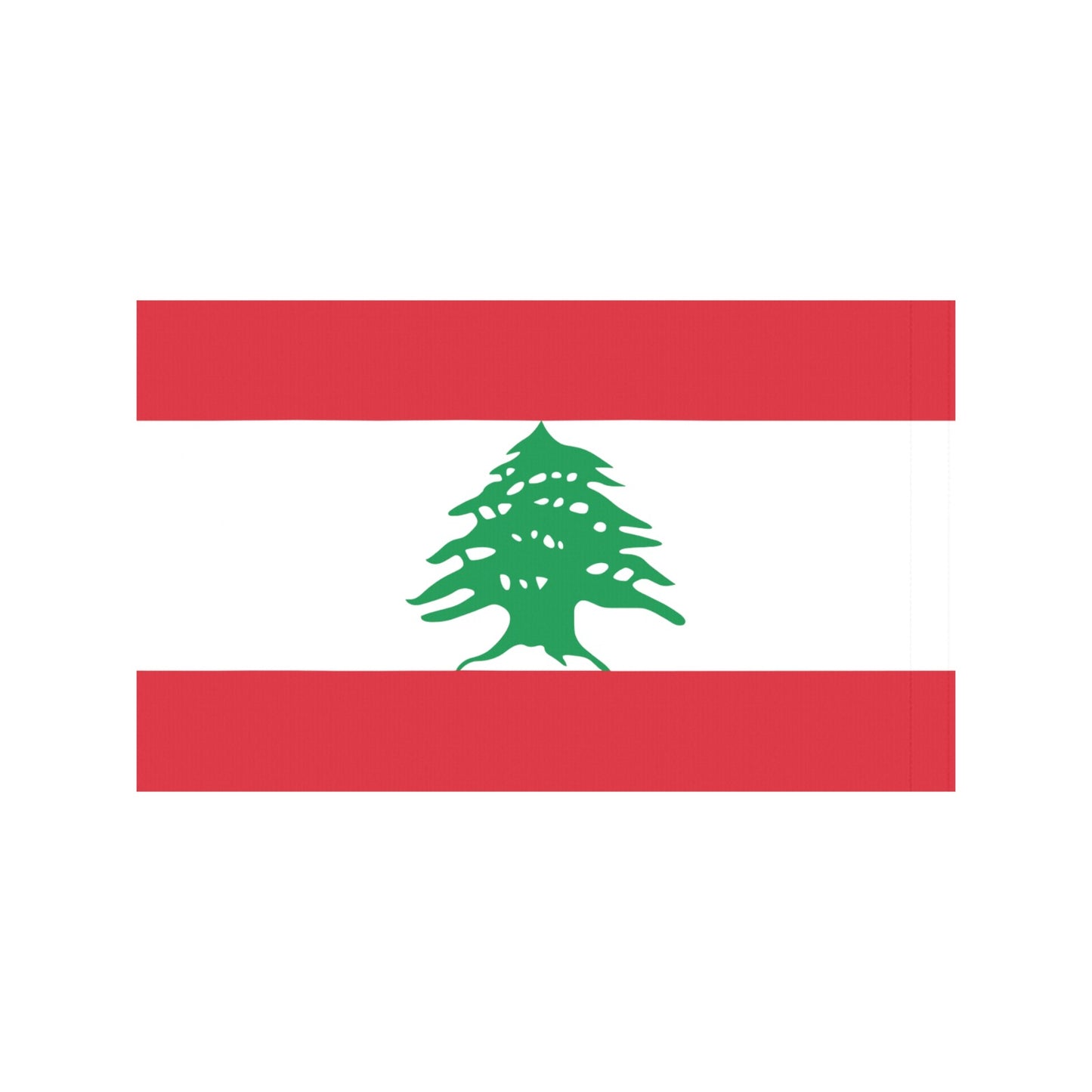 Luv My Flag Lebanese flag with cedar tree design.