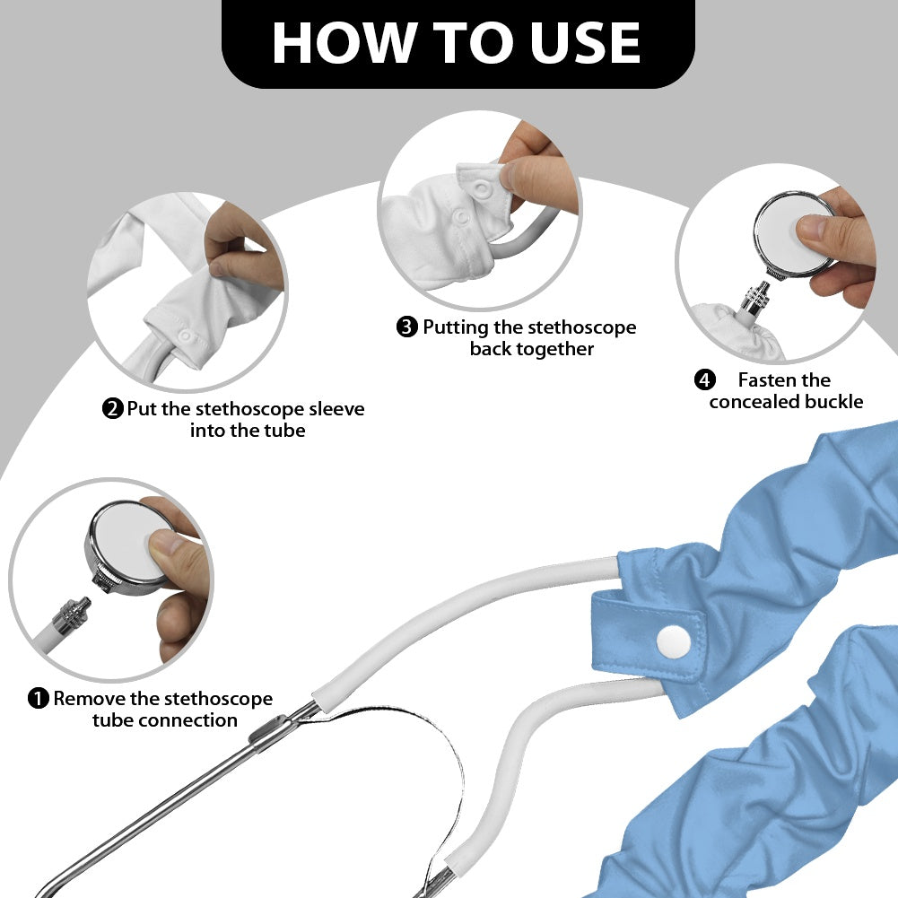 Argentina Flag Inspired Stethoscope Protective Cover