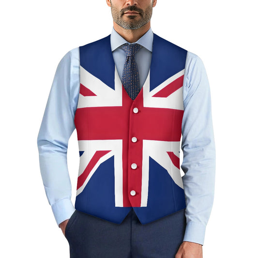 UK/Great Britain Flag Suit vest jacket