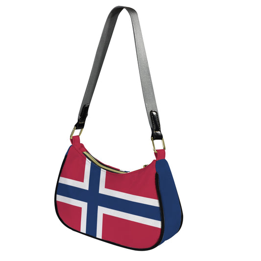 Norway Flag Inspired Women's Shoulder Bag