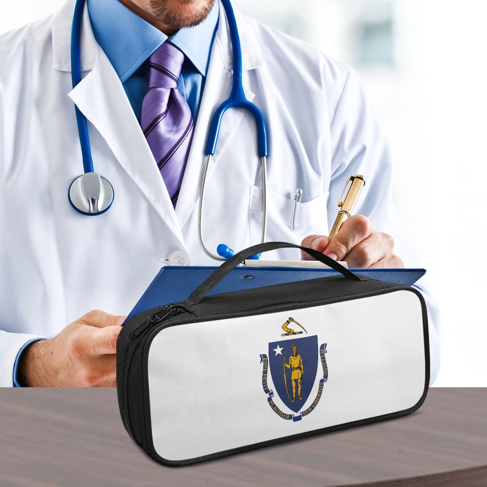 Massachusets Flag Inspired Stethoscope Storage Bag