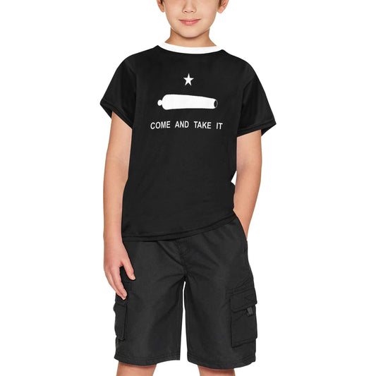 Come and Take It Flag Boys Crew Neck T-Shirt Made in the USA