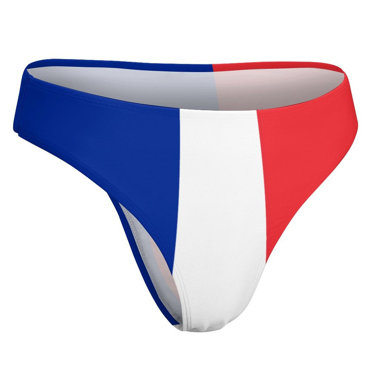 France Flag Inspired T-Back Thong Bikini