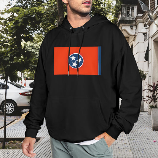 Tennessee Flag Inspired Men's Hoodie (Made in the USA)