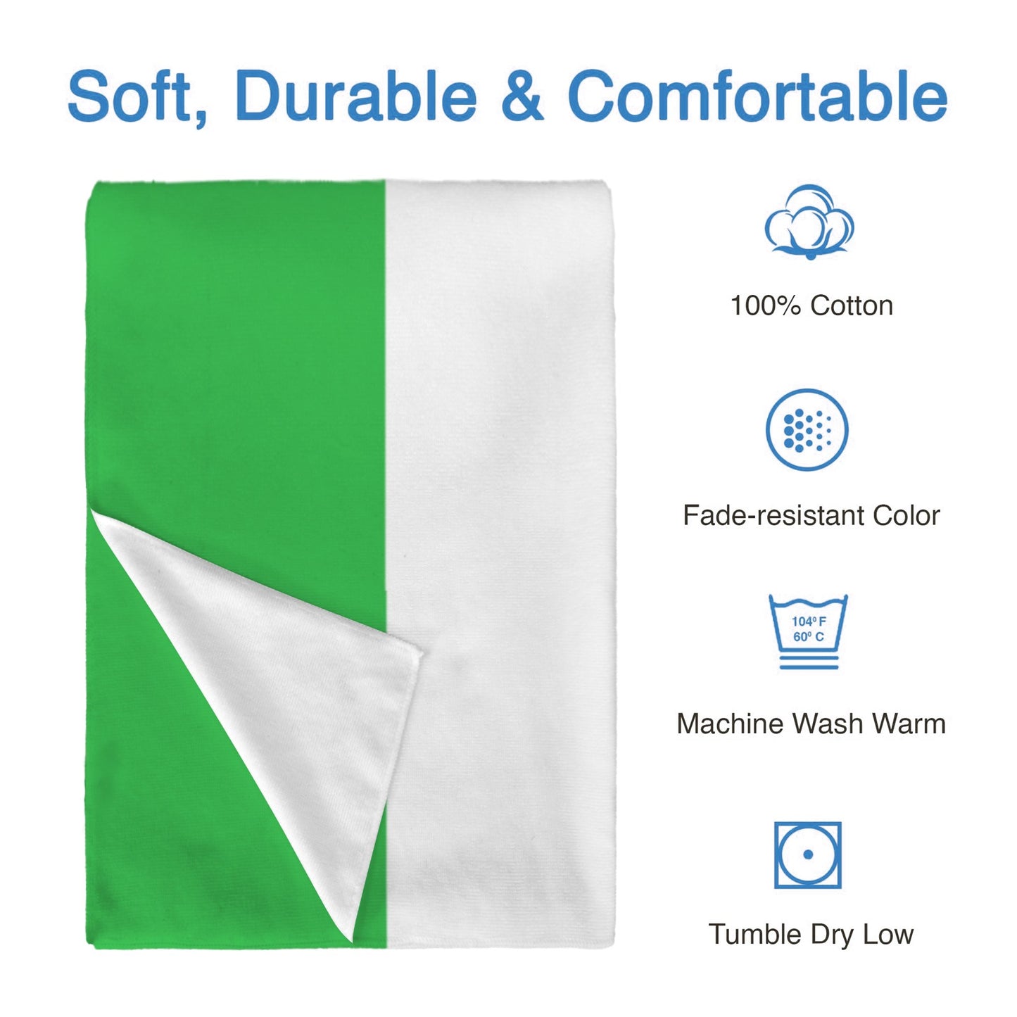 Niger Flag Inspired Custom Bath Towel 29"x58"(Made in USA)