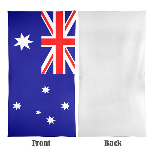Australia Flag Beach Towel 31"x71" (Made in USA)