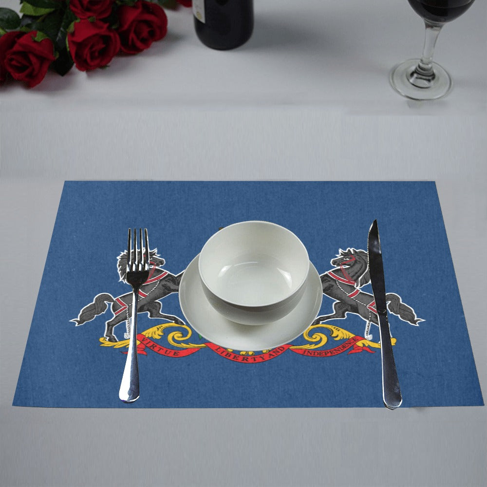 Pennsylvania Flag Placemats 12" x 18" (Set of 6)