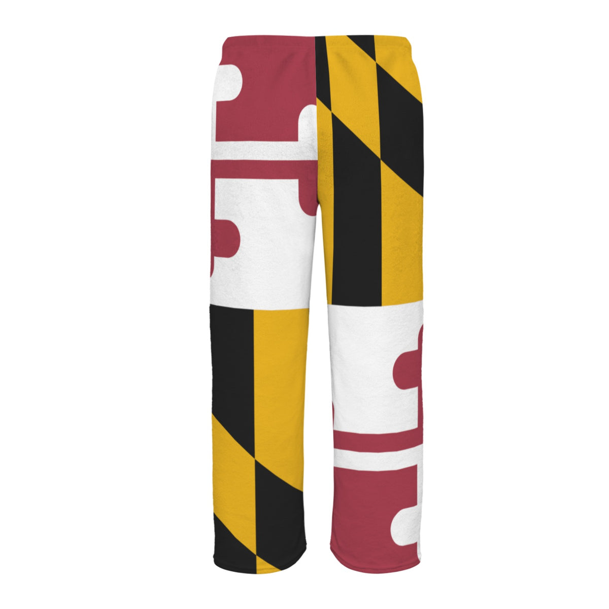 Maryland Flag Inspired Men's Flannel Pajama Trousers Printed in the USA