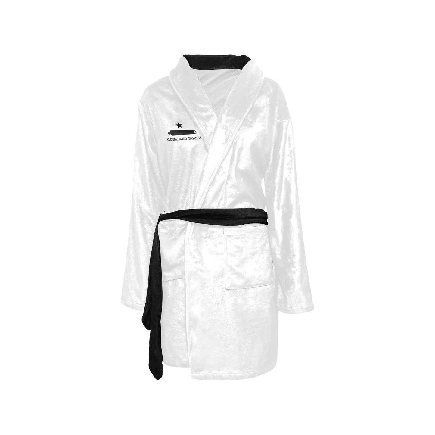 Come and Take It Flag Inspired Women's Fleece Robe