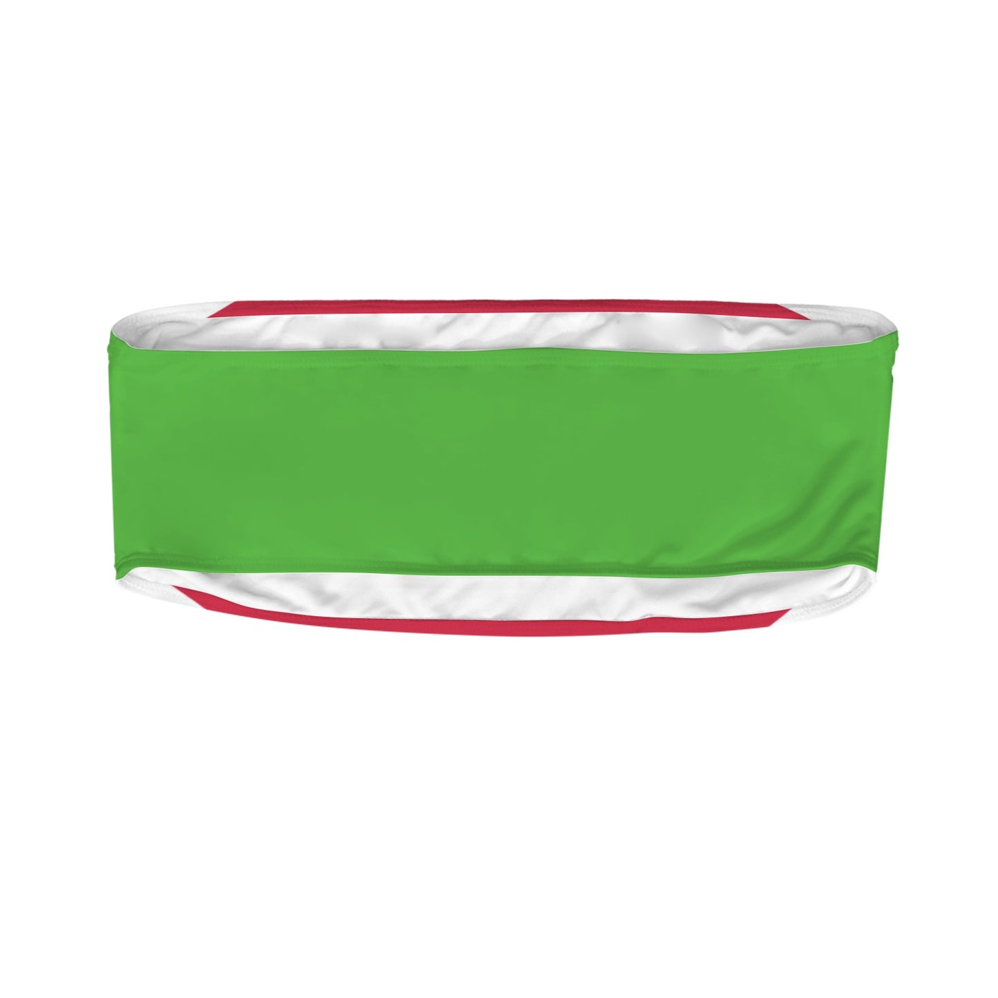 Burundi Flag Inspired Bandeau Tube Bikini Top