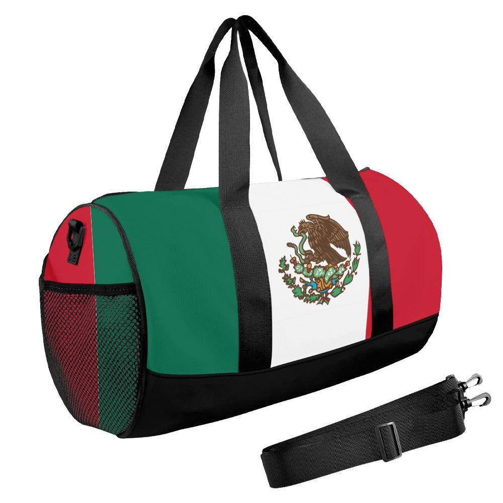 Mexico Flag Inspired Travel Duffel Bag