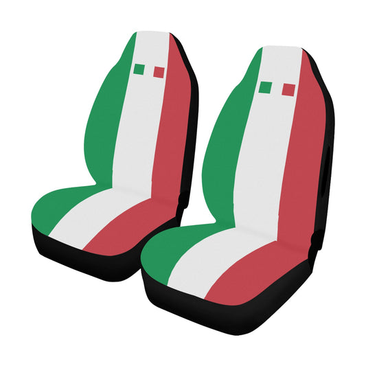 Italy Flag Car Seat Cover Airbag Compatible(Set of 2)