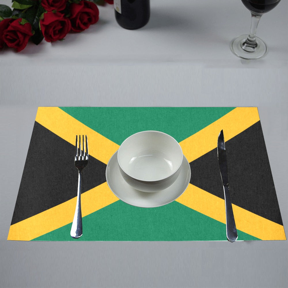 Jamaica Flag Placemats 12" x 18" (Set of 6)