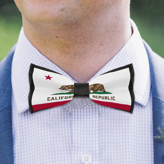 California Flag Inspired Bow Tie – Look Sharp, Show your Columbian Pride-1