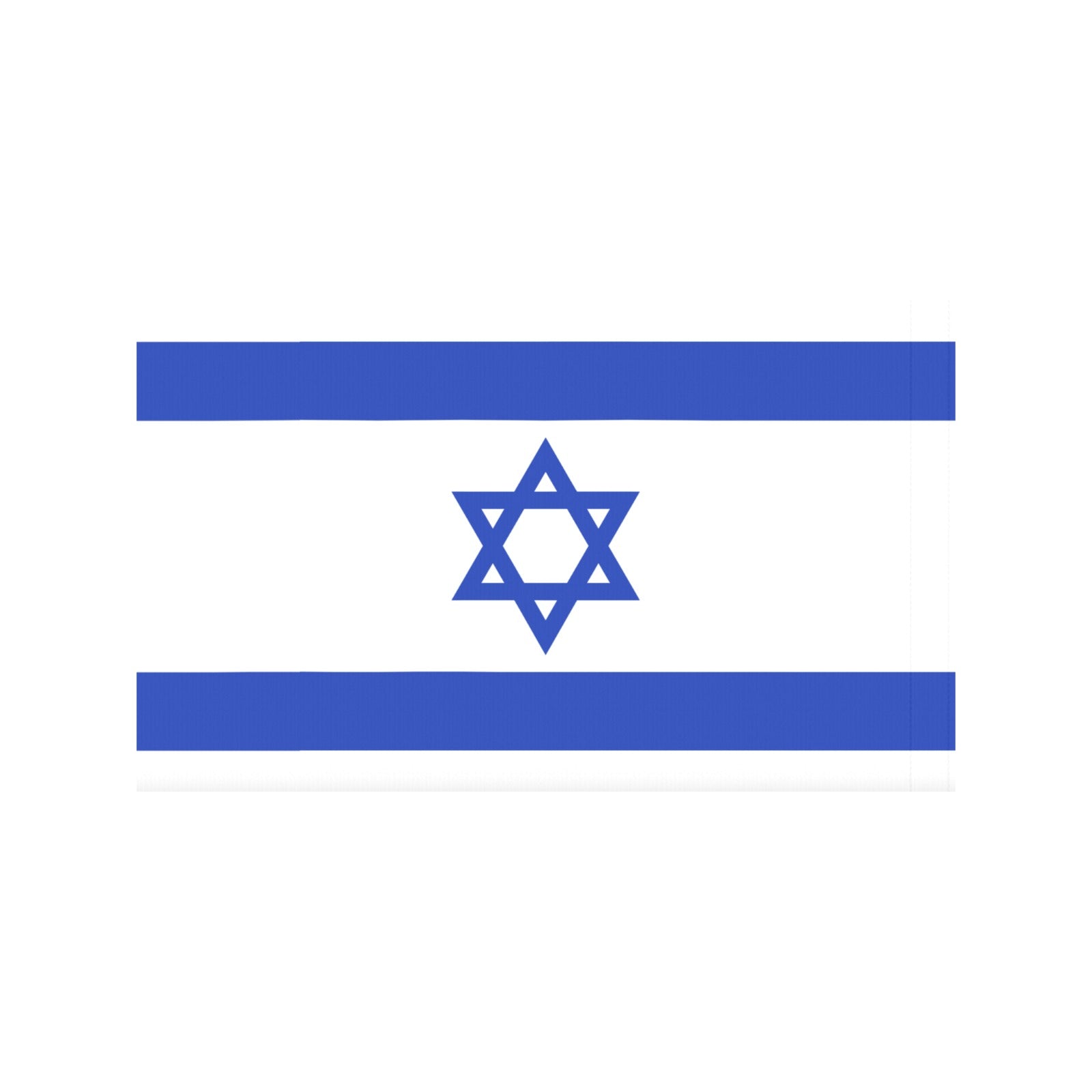 Luv My Flag Israel flag with blue Star of David.
