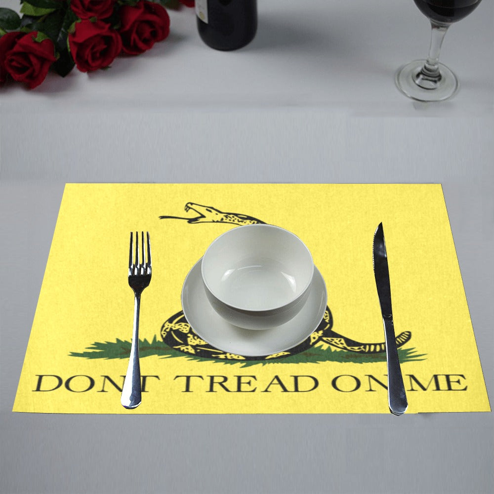 Gadsden Flag Placemats 12" x 18" (Set of 6)