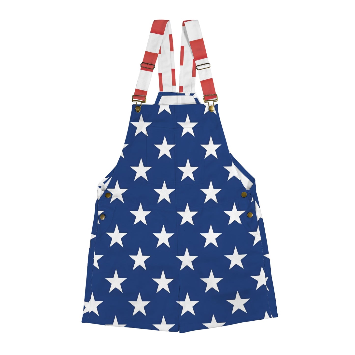 USA/American Flag Inspired Unisex Suspender Jumpsuit