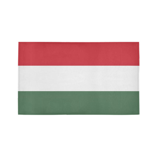 Hungary Flag Inspired Doormat 30" x 18" (Sponge Material)