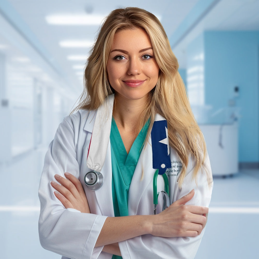Texas Flag Stethoscope Cover – Show Your Lone Star Pride in Healthcare (Free US Shipping)