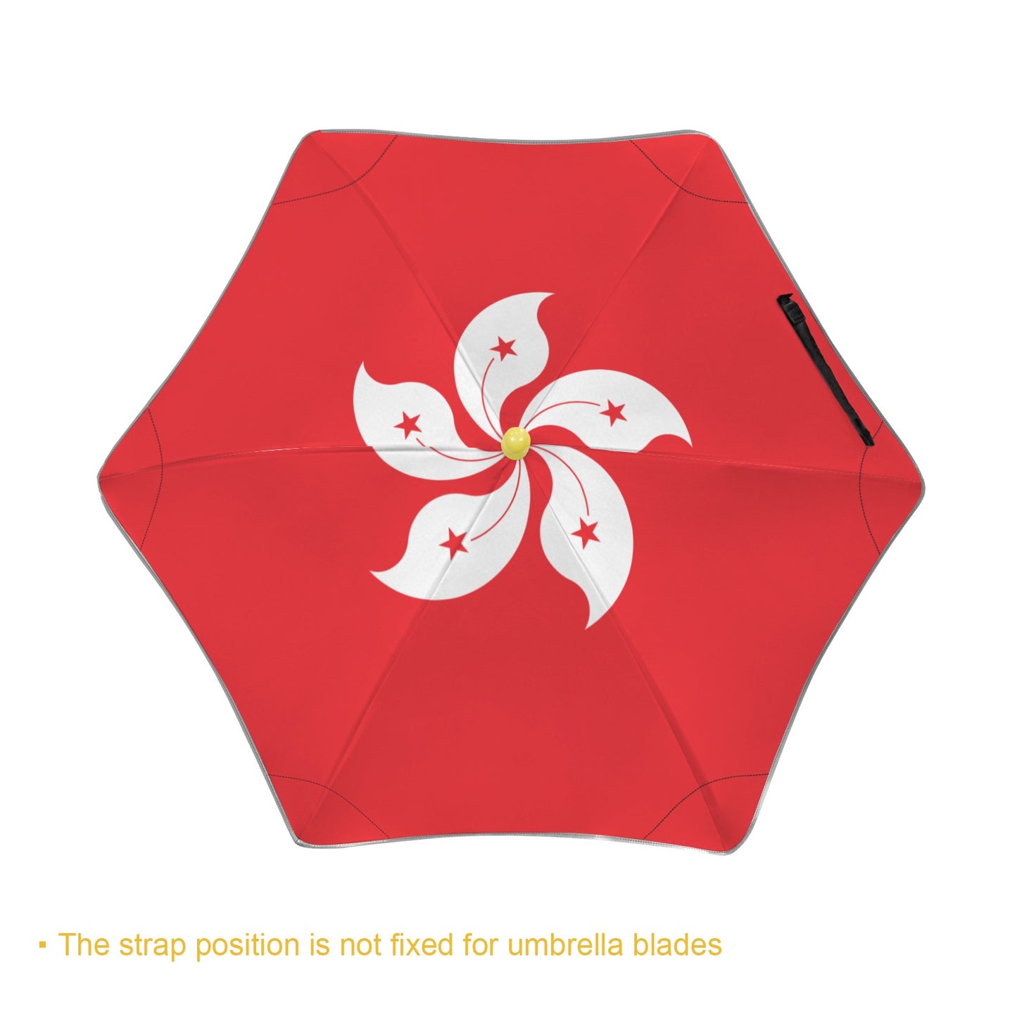 Hong Kong Flag Inspired Kids Safe Round Corner Umbrella