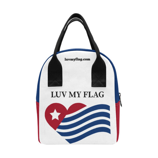 Luv My Flag Logo Insulated Lunch Bag