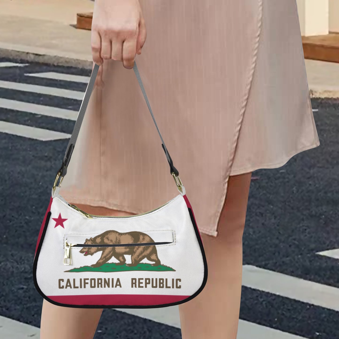 California Flag Inspired Women's Shoulder Bag